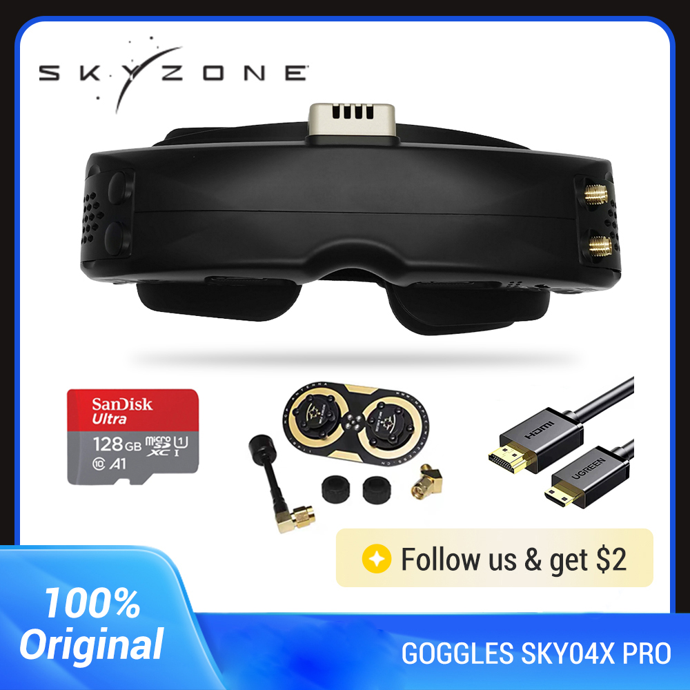 Skyzone Sky04O Pro Fpv Goggles - Occhiali FPV Skyzone SKY04X PRO 5.8GHz