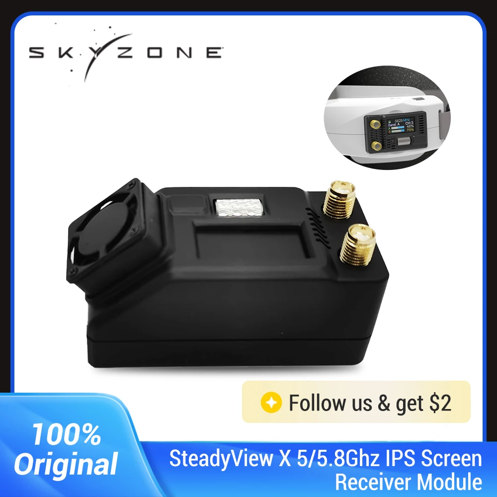 Skyzone Steadyview X Receiver Module - Skyzone SteadyView X 5Ghz 5.8Ghz Modulo