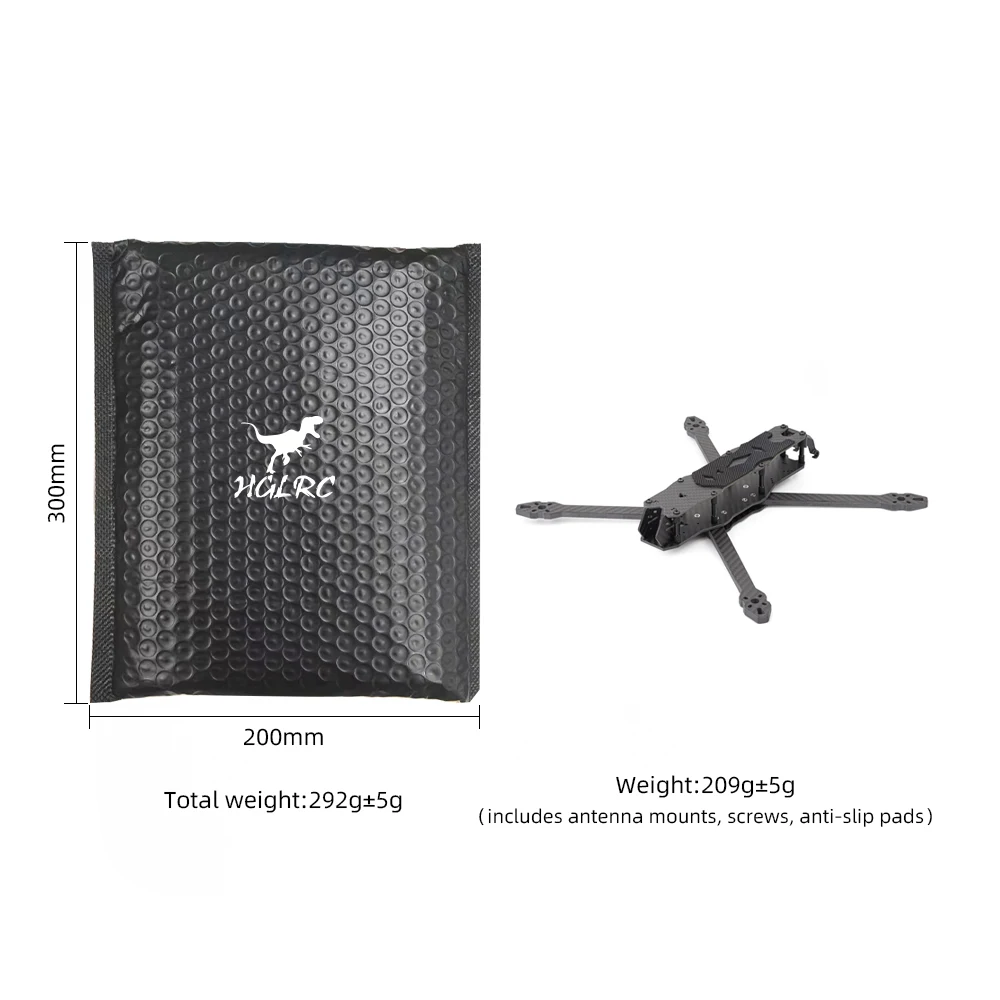HGLRC MY7 Telaio FPV in Fibra  - Geprc Rad Vtx 5.8G 2.5W recensione e prezzo